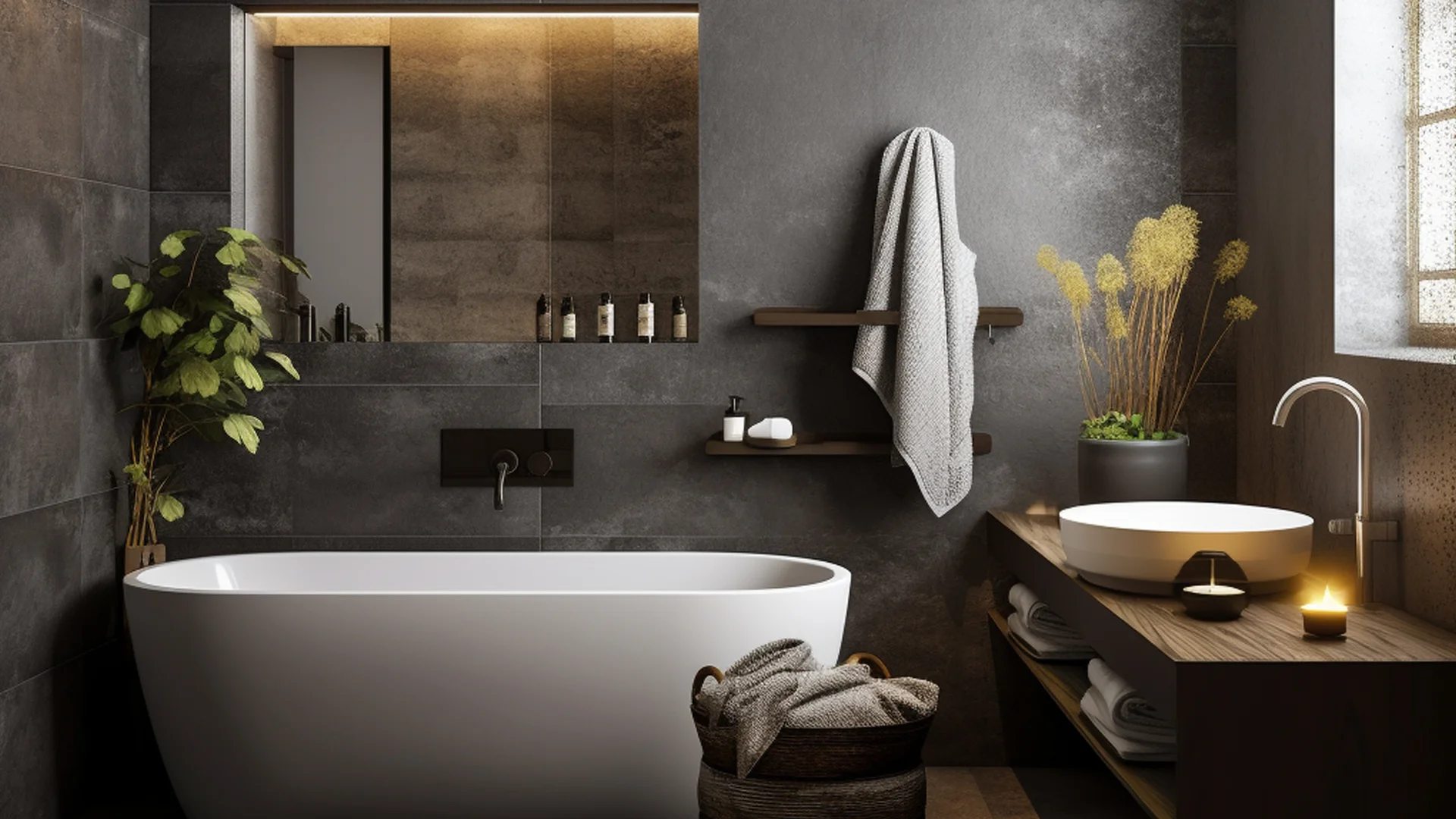 Discover innovative bathroom industrial design ideas with The Bathroom Place. Transform your space with stunning fixtures, textures, and natural elements.